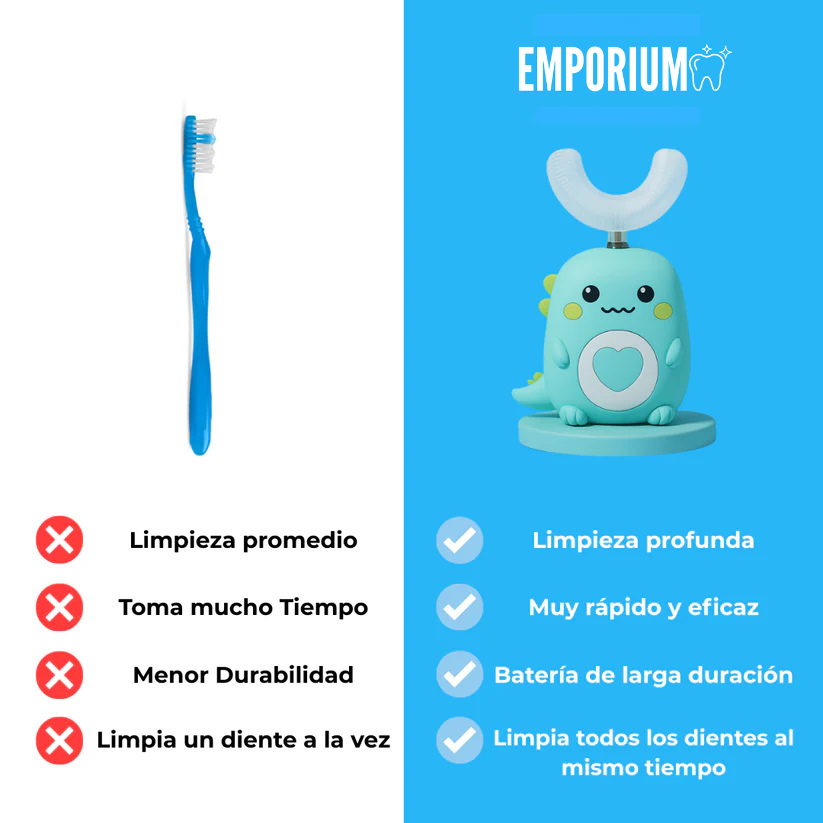 Emporium Cepillo de dientes eléctrico infantil