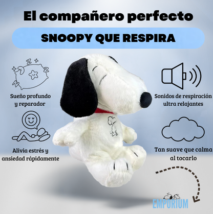 Peluche de Snoopy que respira
